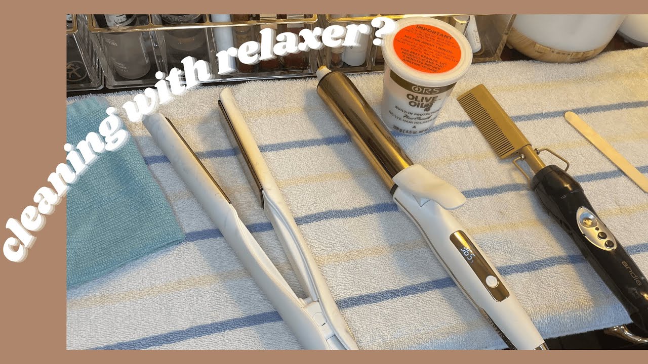 How to Clean Hot Tools with Hair Relaxer